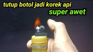 Sulap Botol Bekas Jadi Korek Api Keren, Pakai Tips Sederhana yang Mudah Ditiru