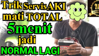 Aki Motor Mati Total Bisa Hidup Lagi, Cara Perbaikannya Bikin Dompet Kamu Tetap Aman
