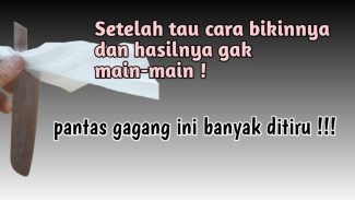 Pisau Tanpa Gagang Disulap Jadi Kuat, Rahasia DIY Sederhana yang Bikin Heran