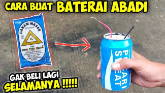 Rahasia Gokil Bikin Baterai dari Kaleng Bekas, Bisa Hidupkan Lampu LED Tanpa Modal Besar!