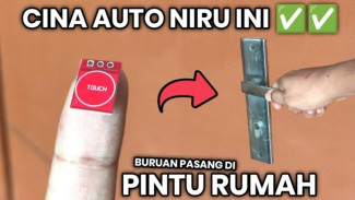 Modal Receh Bikin Alarm Pintu Super Anti Maling, Cuma Sentuh Gagang Langsung Bunyi Keras!