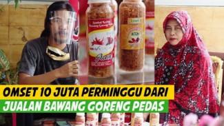 Usaha Bawang Goreng Pedas Bu Acem Karawang, dari Modal Kecil Jadi Omset Besar Tiap Bulan