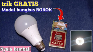 Lampu LED Putus? Perbaiki Sendiri Tanpa Solder Pakai Aluminium Rokok dengan Mudah