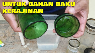 3 Trik Memotong Botol Kaca Bekas Jadi Hiasan Cantik, Dijamin Rumah Langsung Lebih Kece