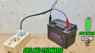 Charger Aki 12 Volt Anti Ribet, Cuma Pakai Colokan Listrik Bekas Bisa Isi Motor dan Mobil!