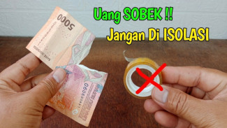 Trik Menyambung Uang Robek Tanpa Isolasi, Bank dan ATM Pasti Terima