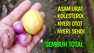 Rebus Bawang Merah dan Jeruk Lemon Jadi Ramuan Herbal, Asam Urat Bisa Sembuh Total!