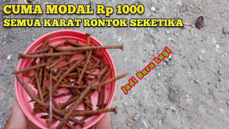 2 Bahan Rumahan Ini Mampu Mengatasi Karat Paku, Terbukti Murah dan Ampuh!