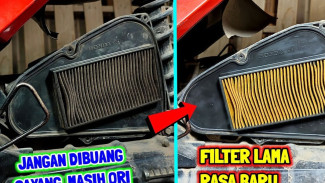Cara Ajaib Bikin Filter Udara Motor Awet 4 Tahun Tanpa Ganti Baru