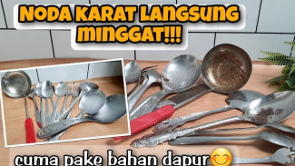Cara Ampuh Bersihkan Alat Dapur Berkarat Pakai 2 Bahan, Langsung Kinclong Seperti Baru Lagi