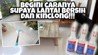 Tips Ngepel Lantai Pakai Cuka Supaya Bersih Mengkilap, Modal Murah Anti Kusam