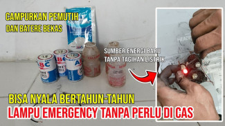 Rahasia Kreatif Sulap Sampah Baterai Jadi Senter Emergency Murah Meriah, Cahaya Tahan Lama Tanpa Ribet!