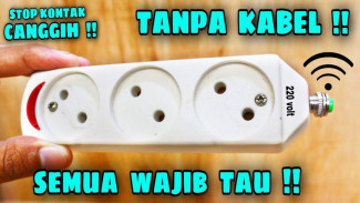 Cara Membuat Stop Kontak Ajaib Tanpa Kabel, Bisa Nyalakan Lampu 220 Volt