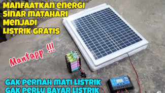Listrik Gratis dari Matahari, Yuk Coba Rakitan PLTS Mini yang Super Simpel
