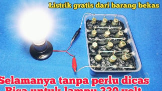 Rahasia Bikin Lampu Emergency Tanpa Ngecas, Cuma Modal Baterai Bekas Bisa Terang Maksimal!