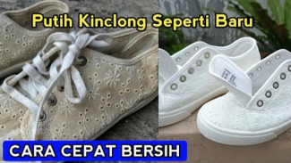 Ternyata Gampang! Begini Cara Mengatasi Sepatu Putih yang Menguning dan Bandel!