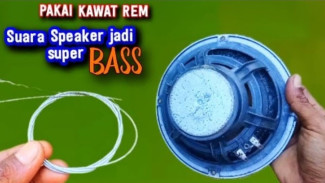 Speaker Lama Suaranya Pelan? Bisa Ngebass Lagi Pakai Kawat Rem Sepeda dan Senar Gitar