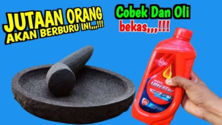 Cobek Bekas dan Oli Motor Bisa Jadi Kompor Darurat Super Hemat, Masak Jadi Lebih Seru!