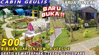 Menginap di Cabin Geulis Puncak, Rasakan Sensasi Kabin Ala Lumbung dengan View Alam Mewah