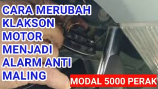 Motor Aman Maksimal! Pasang Alarm Anti Maling Sendiri Tanpa Ribet Modal Rp5 Ribu, Bisa Panikkan Pencuri Seketika