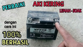 Aki Motor Semi Kering Rusak? Begini Cara Mudah Pulihkan Tegangan Hanya Beberapa Menit!