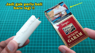 Trik Membuat Lilin Anti Meleleh Modal Bungkus Rokok, Hemat dan Nyala 5 Kali Lebih Lama