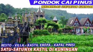 Liburan Ala Negeri Dongeng di Pondok Cai Pinus, Ada Kapal Pinisi, Restoran Estetik dan View Gunung Ciremai