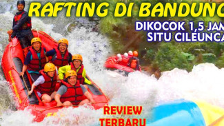 Arus Deras Situ Cileunca Jadi Magnet Wisata, Rafting di Pangalengan Bikin Lupa Semua Masalah