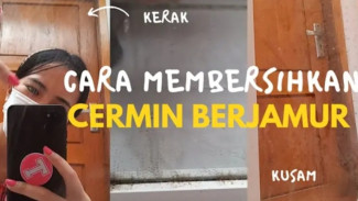 Cuma Modal Cuka! Ini Trik Simpel Cara Membersihkan Cermin Berjamur yang Bikin Kinclong Lagi