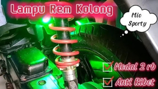 Tutorial Pasang Lampu Kolong Motor, Bikin Mio Makin Alay Sekaligus Keren Abis