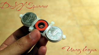 Bikin Fidget Spinner Pakai Uang Logam dan Bearing Keramik, Murah Meriah untuk Penghilang Stres
