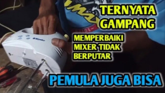 Mixer Mati Total? Jangan Dibuang! Ternyata Cuma Gara-Gara Roda Ini!