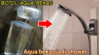 Cara Kreatif Ubah Botol Bekas Jadi Shower Mandi, Murah Meriah Tapi Anti Gagal