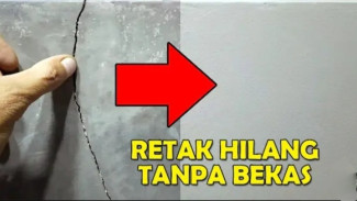 Anti Ribet! Ini Jurus Jitu Menambal Retakan Tembok Pakai Bahan Murah!