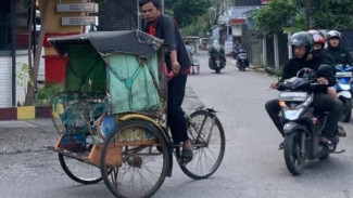 Jasa Pengayuh Becak di Subang yang Tergilas Zaman, Asa Kebijakan Pemda Tingkatkan Kesejahteraan