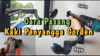 Stop Pakai Palu! Ini Lho Cara Paling Sat Set Pasang Bracket Gorden Tepat di Tembok dan Kusen!