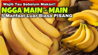 Sering Dianggap Biasa, Pisang Justru Punya Khasiat Luar Biasa untuk Tubuh dan Pikiran!