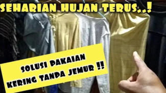 Baju Basah Nggak Kering-Kering Walau Sudah Subuh? Cuma Modal Tali, Trik Ajaib Keringkan Pakaian Darurat Tanpa Setrika!