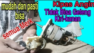 Trik Kipas Angin Tak Mau Geleng Cuma Modal Bongkar Gearbox Pasti Beres!