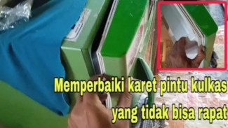 Trik Ajaib Perbaiki Karet Pintu Kulkas Kaku Jadi Rapat Cuma Modal Air Panas!