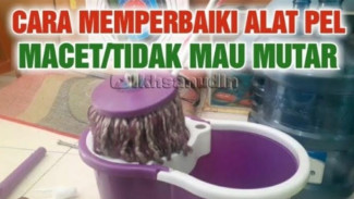 Stop Buang! Trik Kilat Perbaiki Gagang Pel Tidak Memutar Cuma Modal Kunci Plastik yang Lepas!