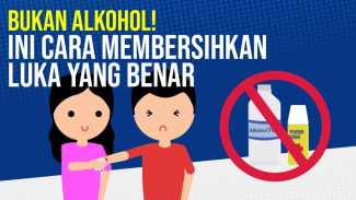 Stop Pakai Alkohol untuk Membersihkan Luka, Begini Cara Membersihkannya