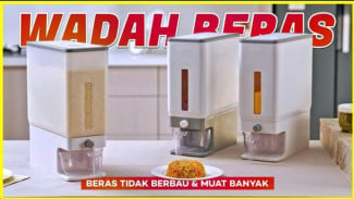 10 Rekomendasi Dispenser Beras Terbaik 2025 Praktis Jaga Kualitas Beras Lebih Lama