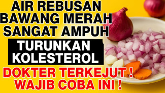 Kolesterol Tinggi Auto Turun! Buktikan Sendiri Ritual Pagi Air Bawang Merah, Hasil Lab Bikin Melongo
