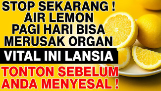 Stop! Jangan Minum Air Lemon Setelah Bangun Tidur, Dokter Ungkap Bahaya Tersembunyi Bagi Lambung Anda