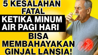 Stop Minum Air Putih Salah Cara! Kebiasaan Sehat Ini Diam-diam Merusak Ginjal dan Lambung Lansia