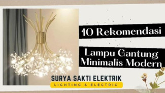 10 Lampu Gantung Minimalis Modern Bikin Rumah Auto-Sultan, Tetangga Dijamin Nangis Kejer!