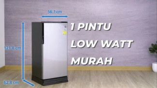 5 Kulkas 1 Pintu Termurah & Terbaik! Nomor 3 Irit Listrik Banget, Cuma 36 Watt!