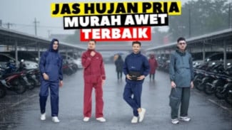 8 Rekomendasi Jas Hujan Pria Terbaik! Anti Bocor, Nyaman, dan Awet untuk Segala Cuaca