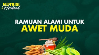 Cara Mudah Mencegah Kerutan, Cukup Pakai Ramuan Awet Muda Alami dari Bahan Dapur